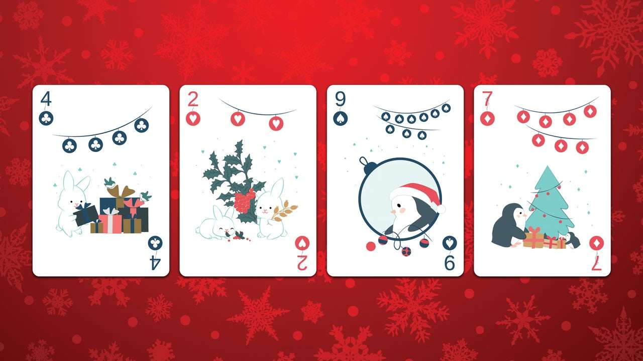 Christmas Ornament Playing Cards USPCC - Image 5
