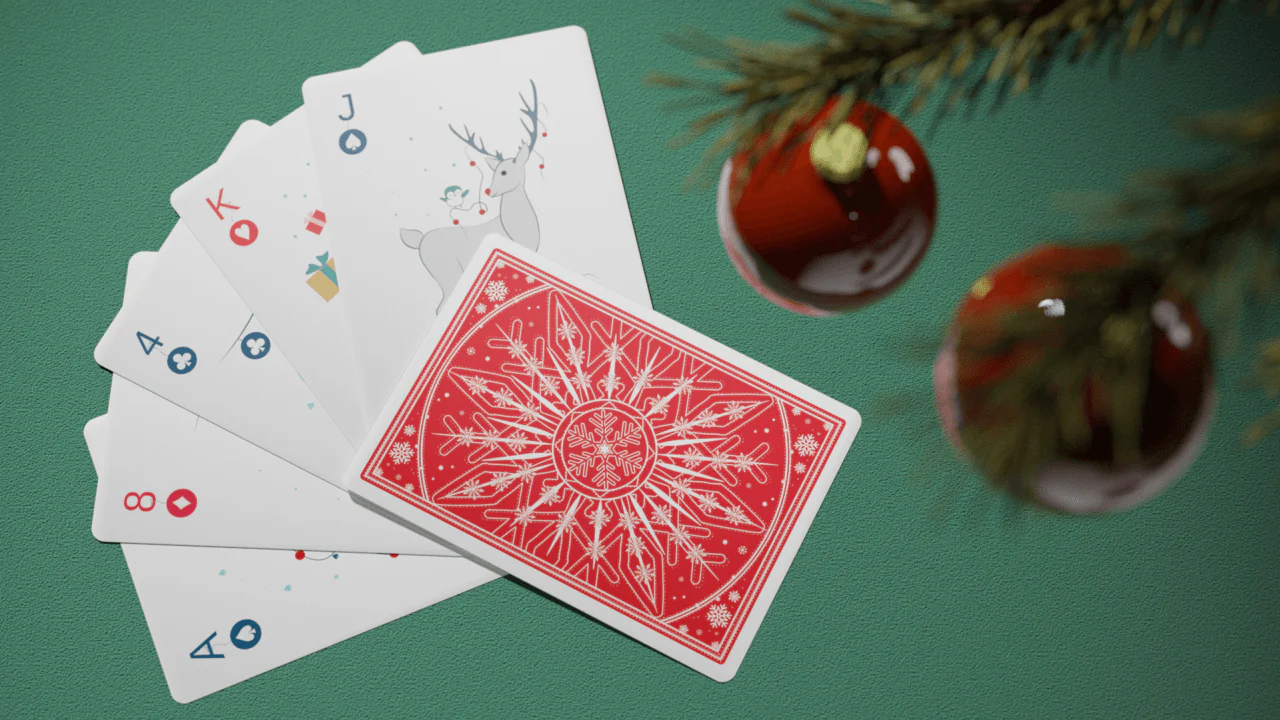 Christmas Ornament Playing Cards USPCC - Image 8