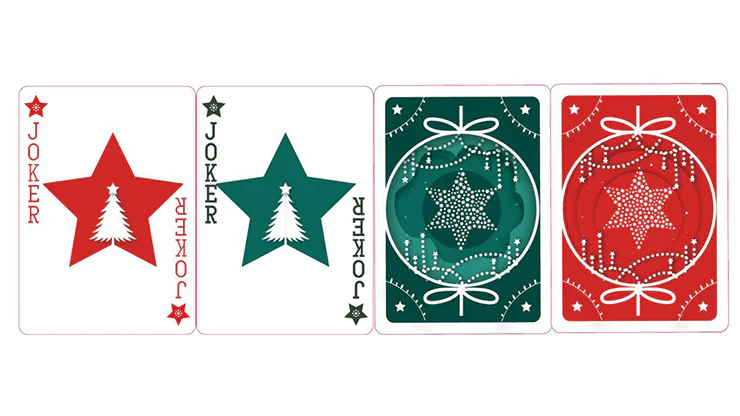 Christmas Playing Cards 2 Deck Set - Image 3