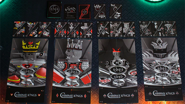 Chrome Kings Artist Edition Playing Cards USPCC - Image 4