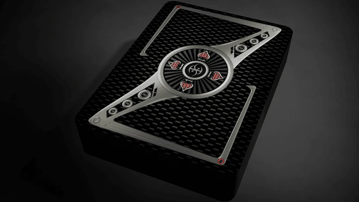 Chrome Kings Carbon Foil Box Playing Cards USPCC - Image 4