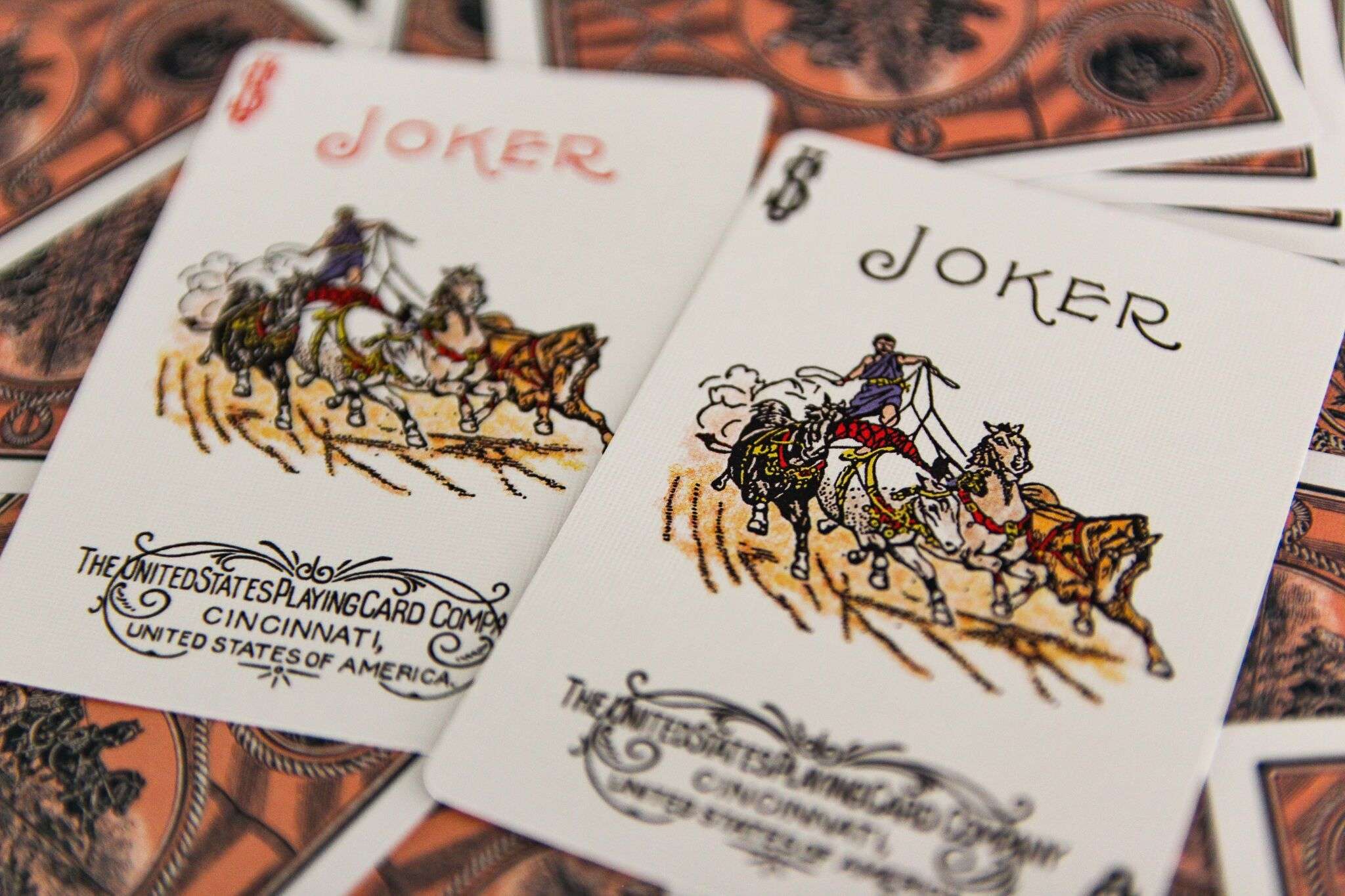 Circus Reproduction Gilded Playing Cards USPCC - Image 9