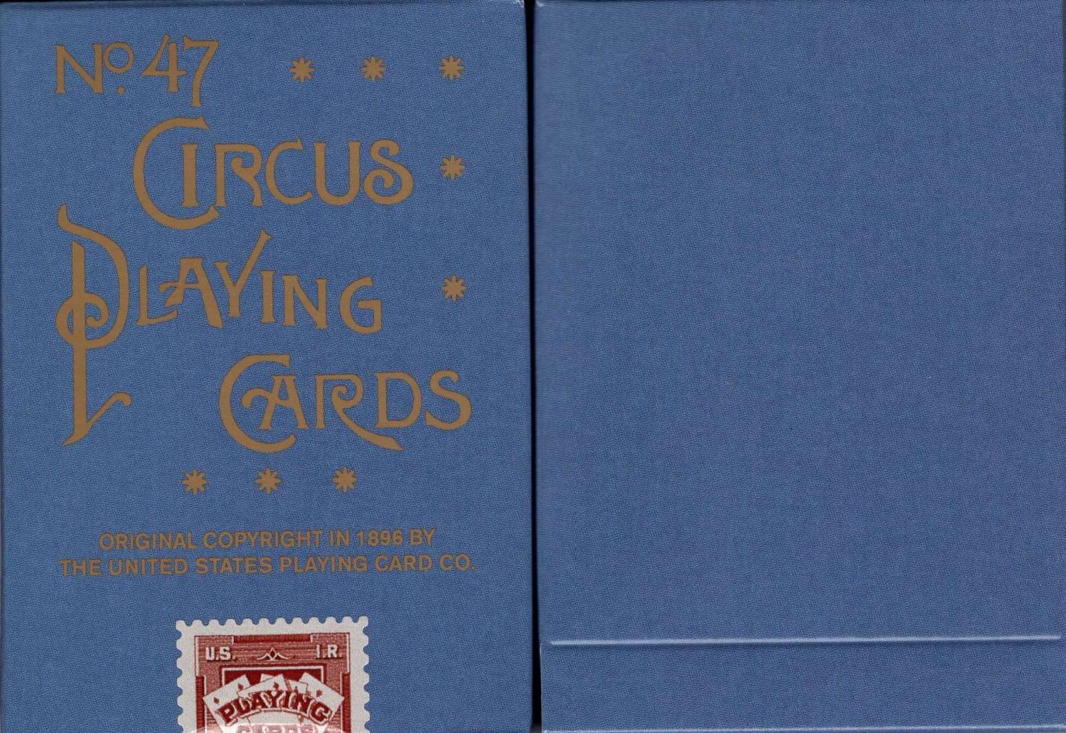 Circus Reproduction Playing Cards USPCC - Image 2