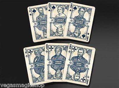Civil War Red & Blue Deck Set Bicycle Playing Cards - Image 5