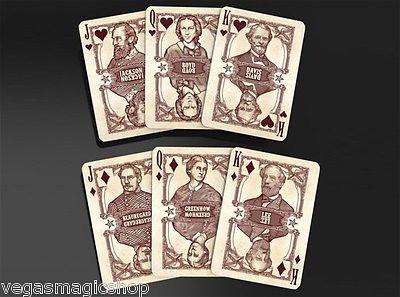 Civil War Red & Blue Deck Set Bicycle Playing Cards - Image 6