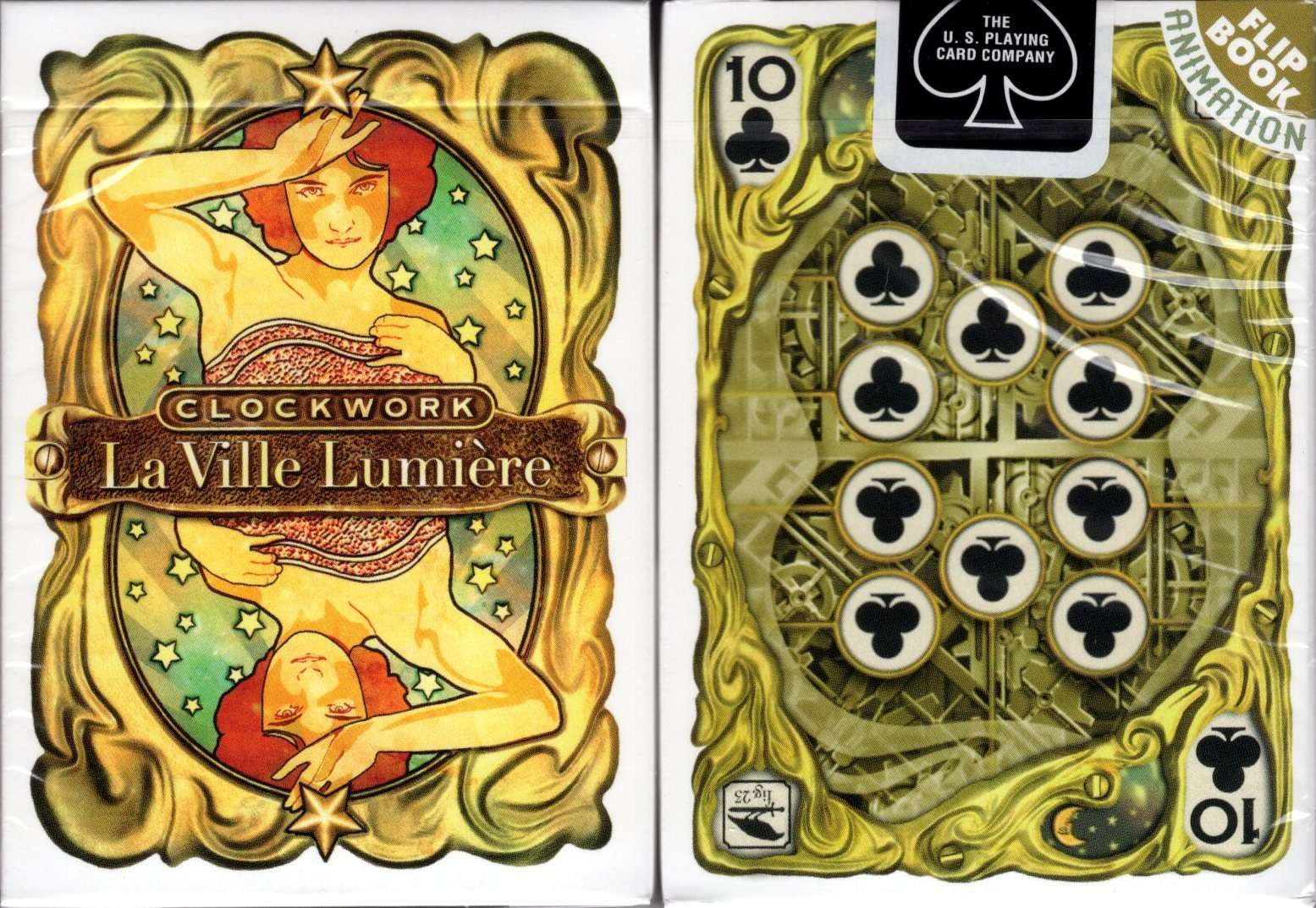Clockwork La Ville Lumiere Playing Cards USPCC