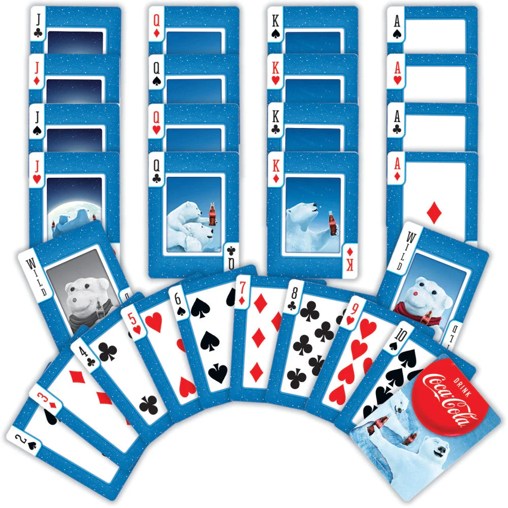 Coca-Cola - Polar Bear Playing Cards by Masterpieces - Image 2
