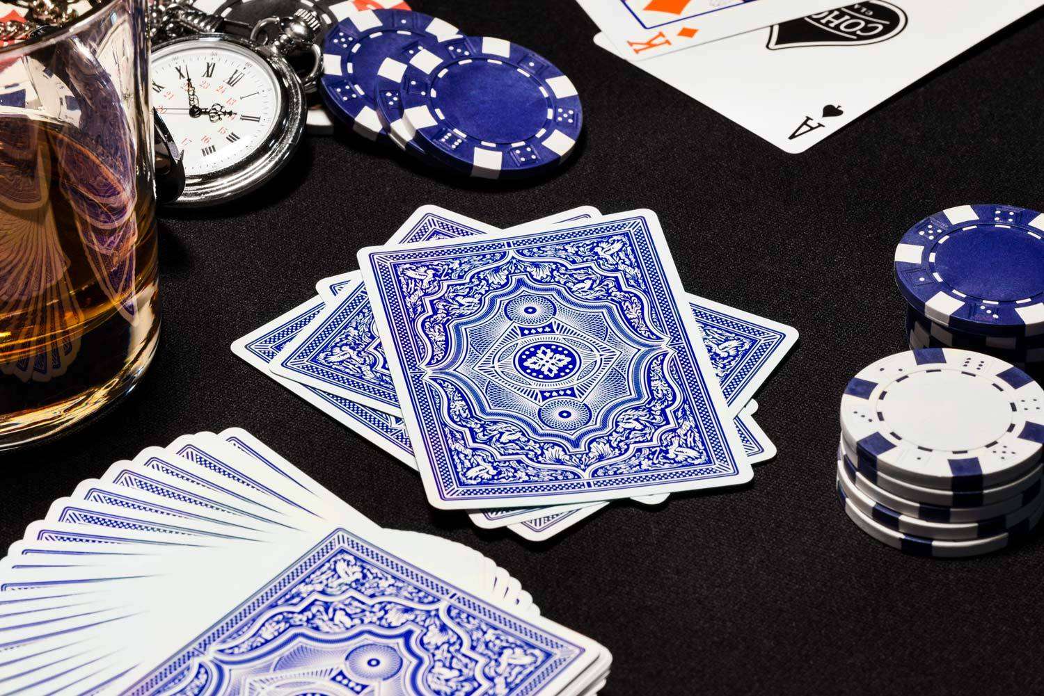 Cohort Blue Marked Playing Cards Cartamundi - Image 5