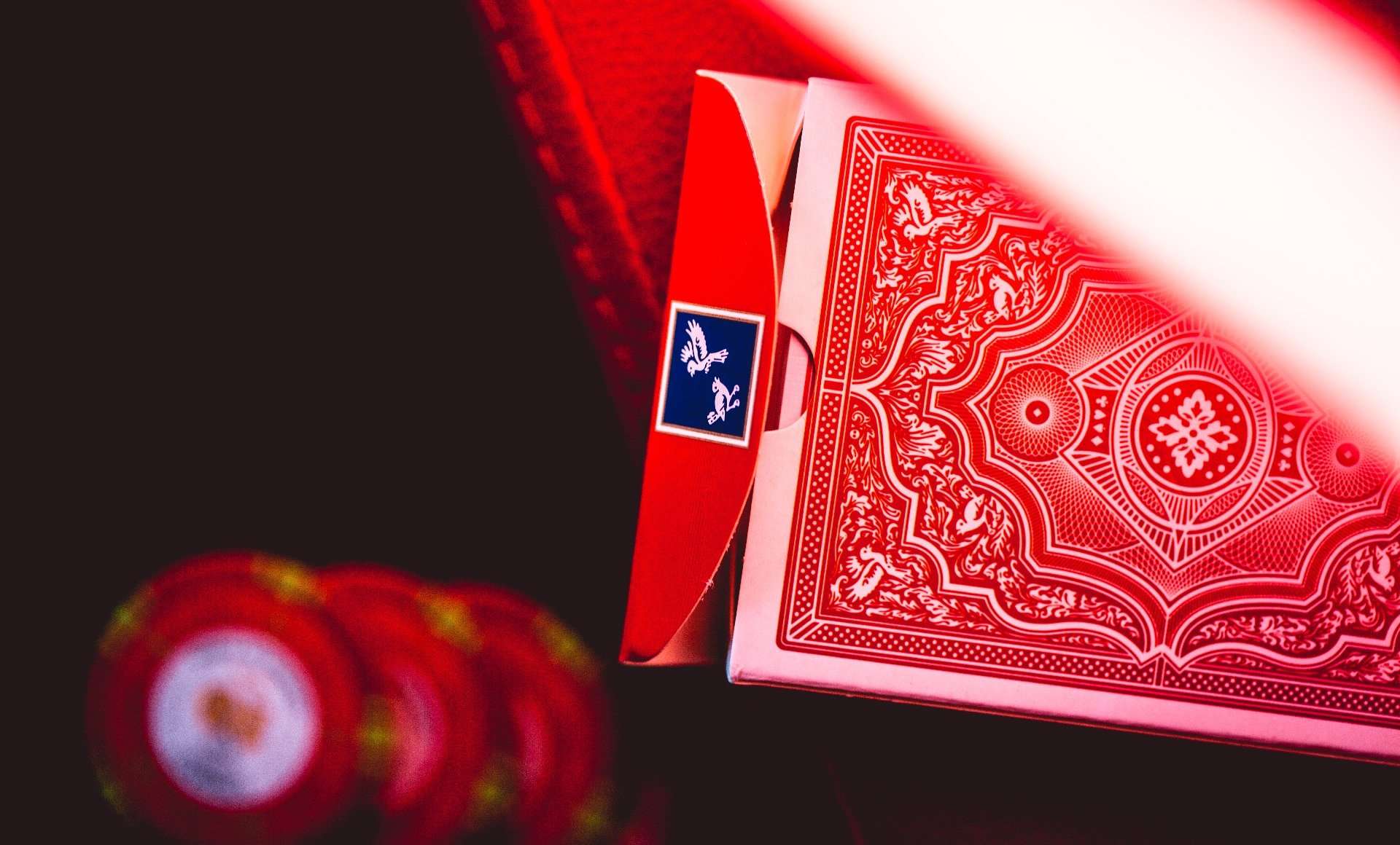 Cohort Red v2 Marked Playing Cards Cartamundi - Image 3