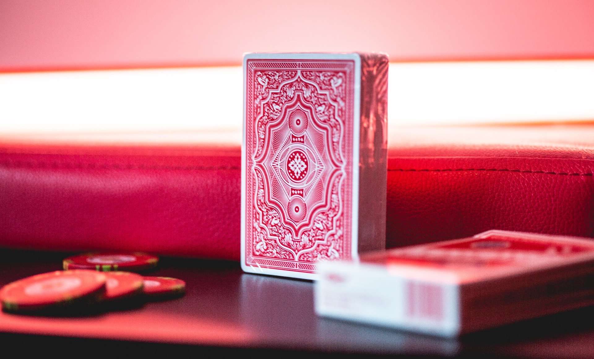 Cohort Red v2 Marked Playing Cards Cartamundi - Image 6