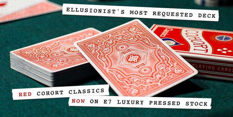 Cohort Red v2 Marked Playing Cards Cartamundi - Image 7