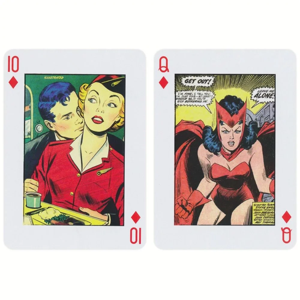 Comic Art Playing Cards by Piatnik - Relive the Dawn of Superheroes - Image 3