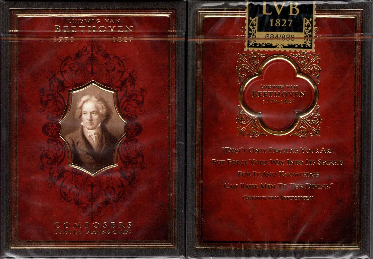 Composers Beethoven Playing Cards NPCC