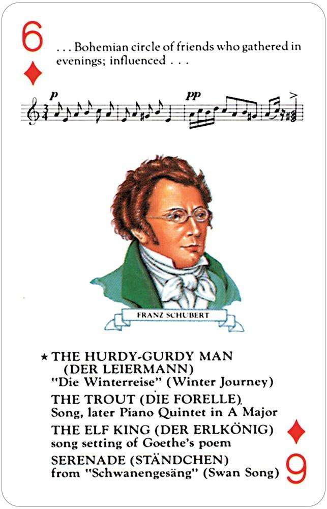 Composers Playing Cards USGS - Image 3
