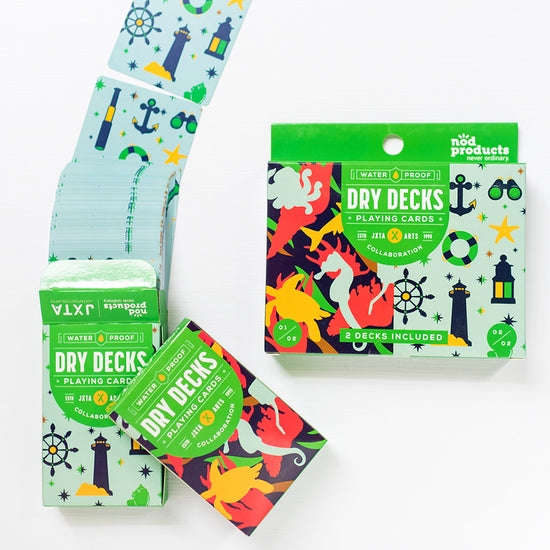 Cool Coastal Plastic Playing Cards 2 Deck Set - Image 2