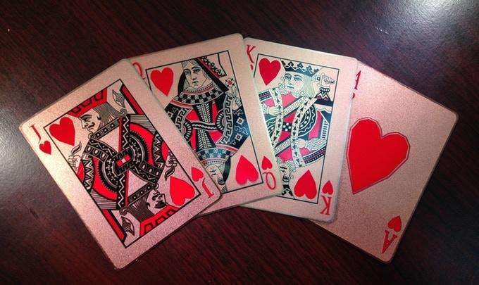 Copper Eagle Metal Playing Cards - Image 2
