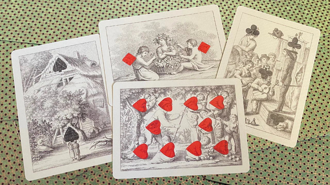 Cotta's Almanac #2 Gilded Playing Cards USPCC - Image 6