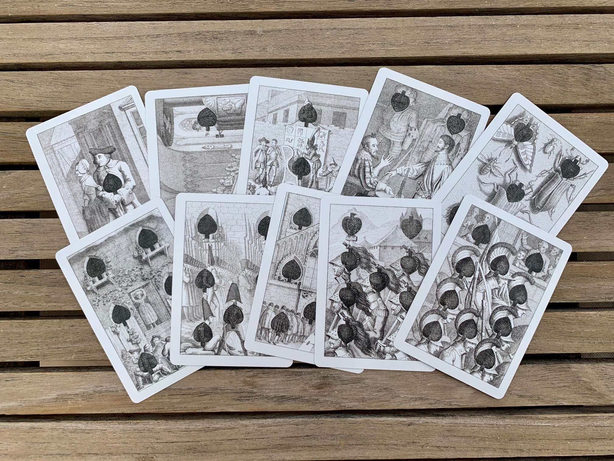 Cotta's Almanac #3 Reproduction Playing Cards USPCC - Image 4