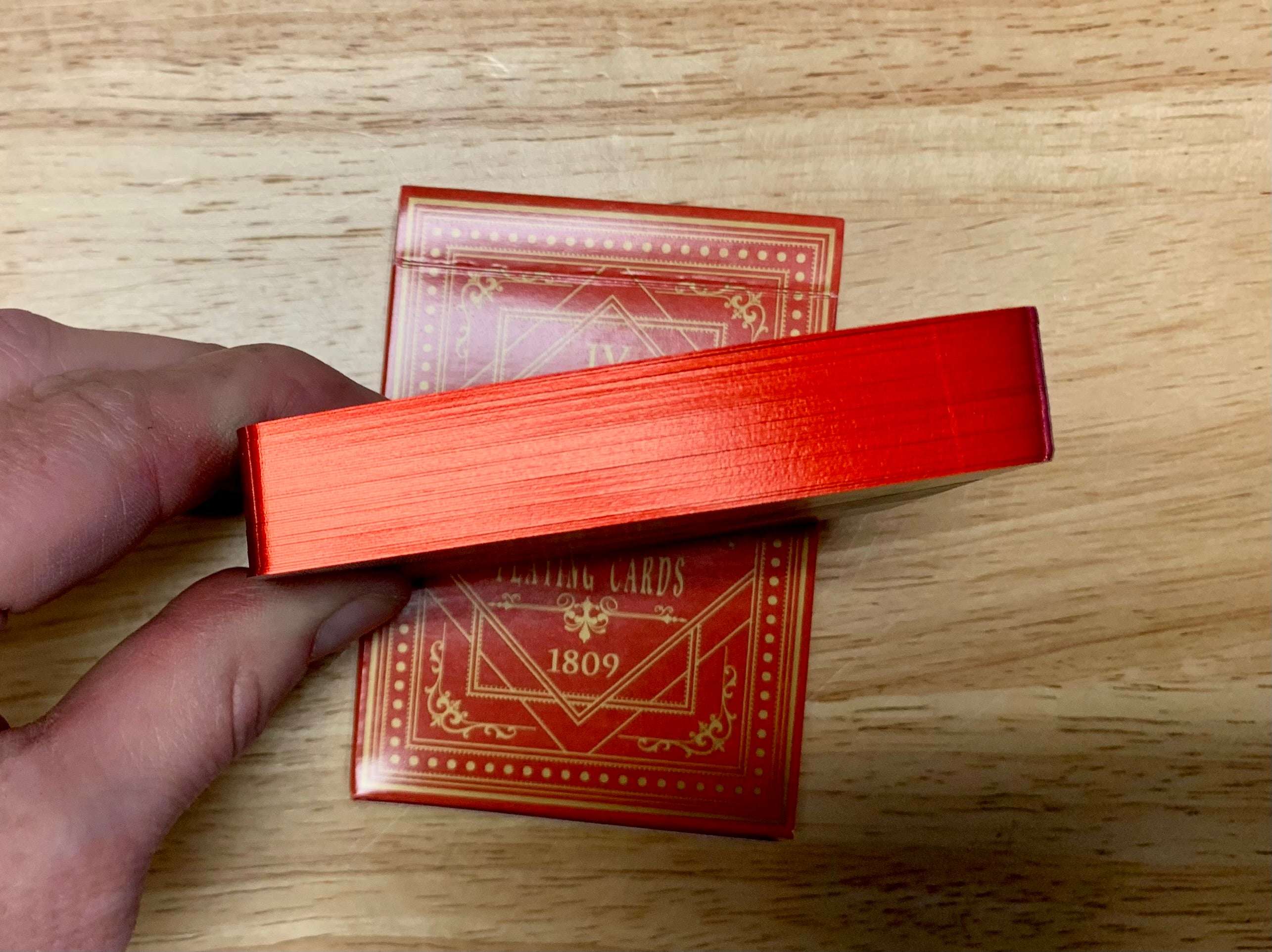 Cotta's Almanac #4 Gilded Playing Cards USPCC - Image 2