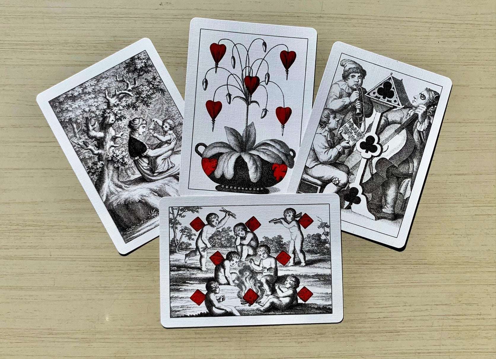 Cotta's Almanac #6 Reproduction Playing Cards USPCC - Image 3