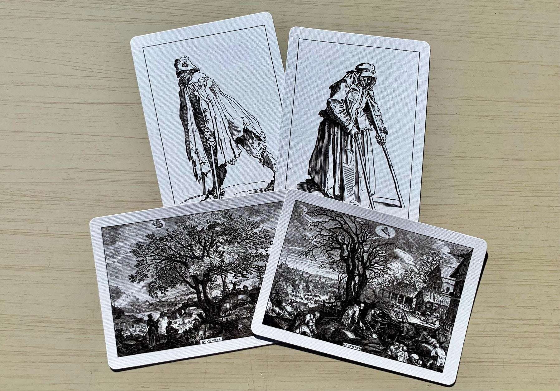 Cotta's Almanac #6 Reproduction Playing Cards USPCC - Image 4