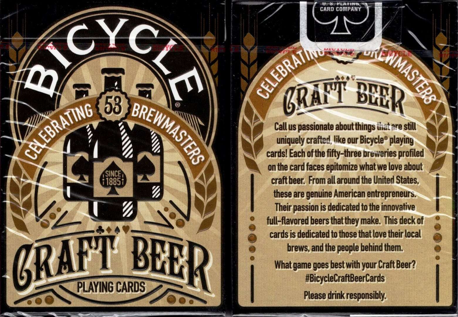 Craft Beer Bicycle Playing Cards
