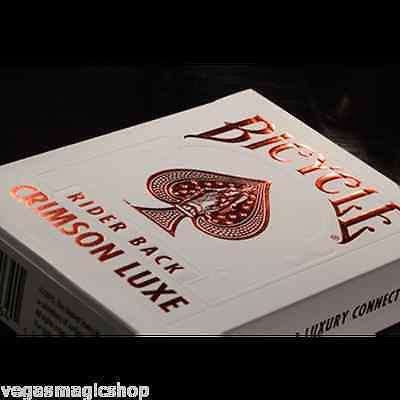 Crimson Luxe Red Bicycle Playing Cards - Image 2