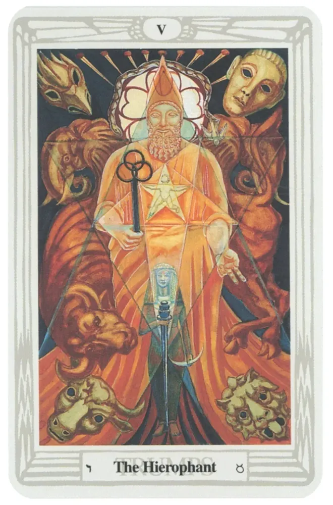 Crowley Thoth Tarot Deck with Spread Sheet USGS - Image 3