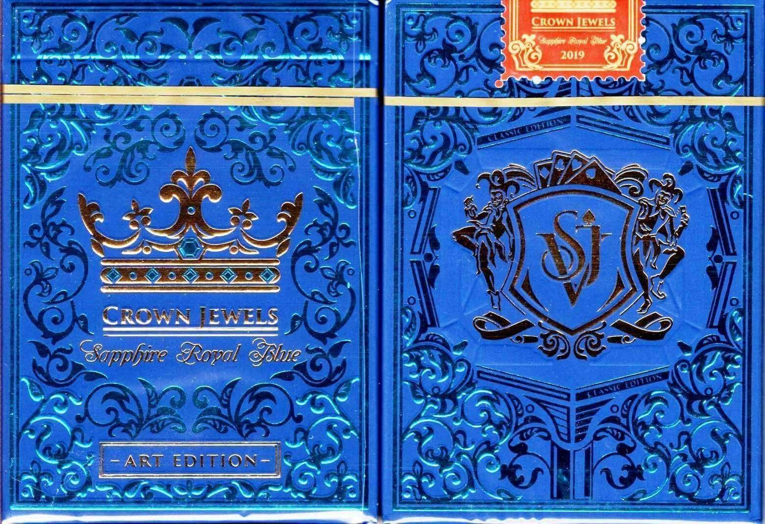 Crown Jewels Sapphire Art Edition Playing Cards SPCC