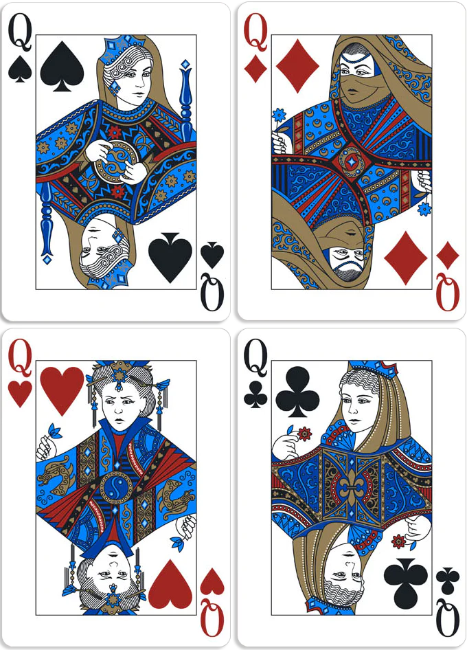 Crown Jewels Sapphire Art Edition Playing Cards SPCC - Image 5