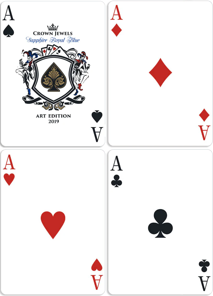 Crown Jewels Sapphire Art Edition Playing Cards SPCC - Image 7