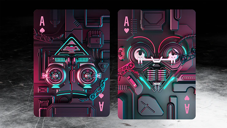 Cybershock Gilded Cobalt Bicycle Playing Cards - Image 5
