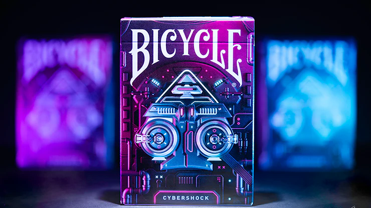 Cybershock Gilded Fushia Bicycle Playing Cards - Image 7