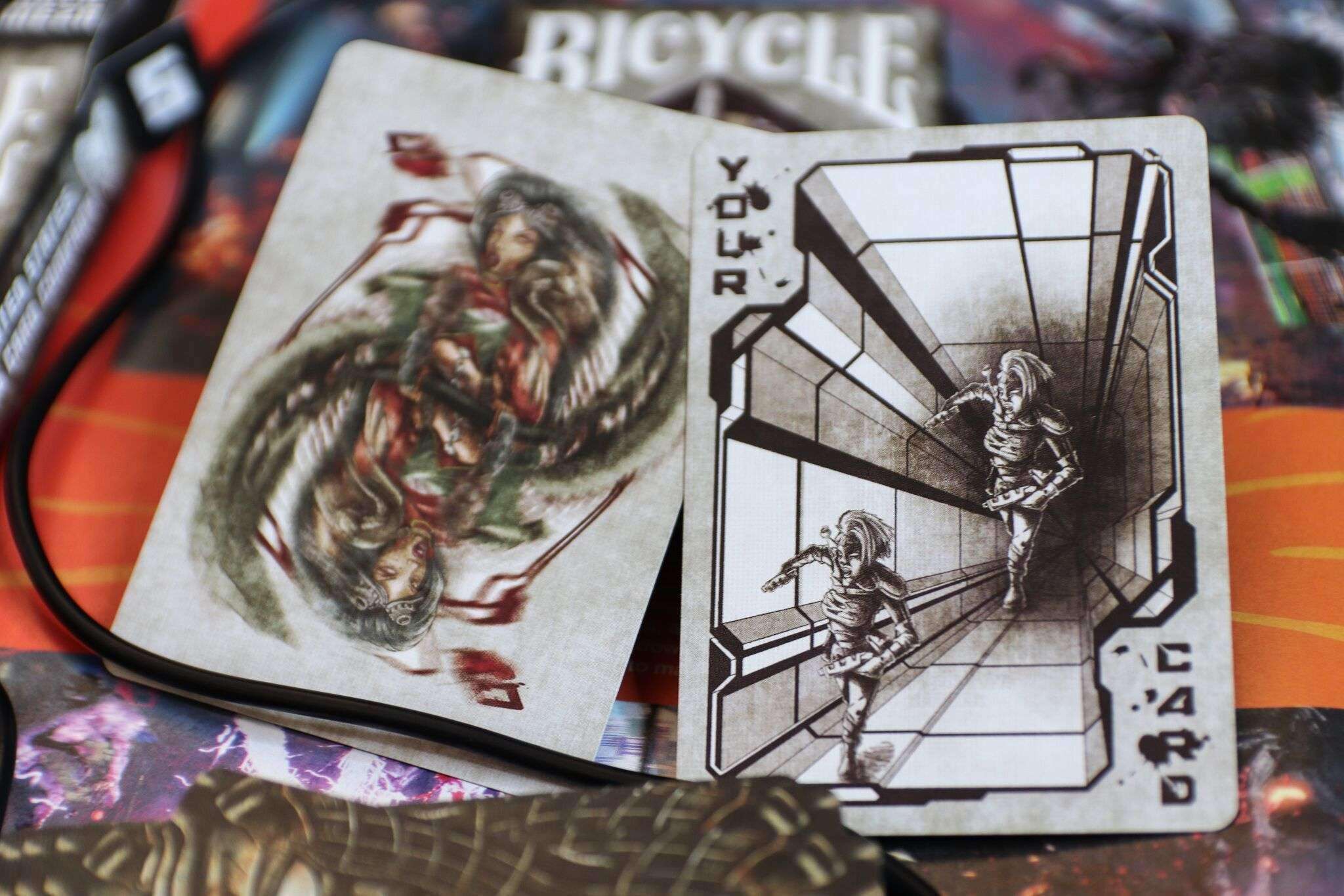 Cybertech Silver Gilded Bicycle Playing Cards - Image 11