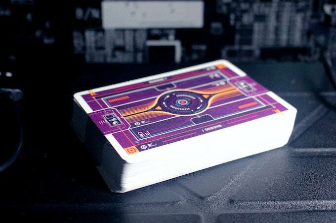 Cyberware Neon Playing Cards USPCC - Image 5