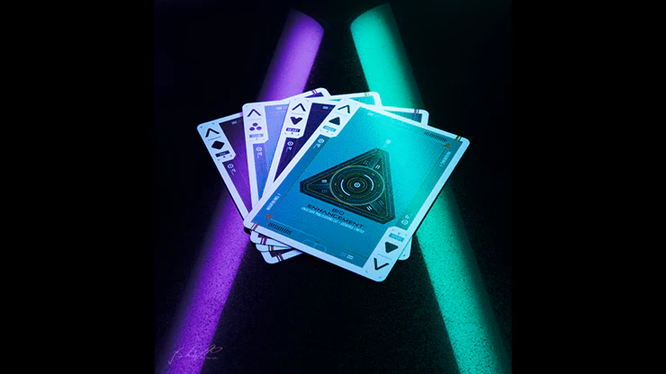 Cyberware Neon Playing Cards USPCC - Image 6