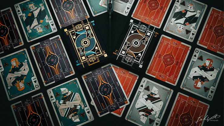 Cyberware Neon Playing Cards USPCC - Image 9
