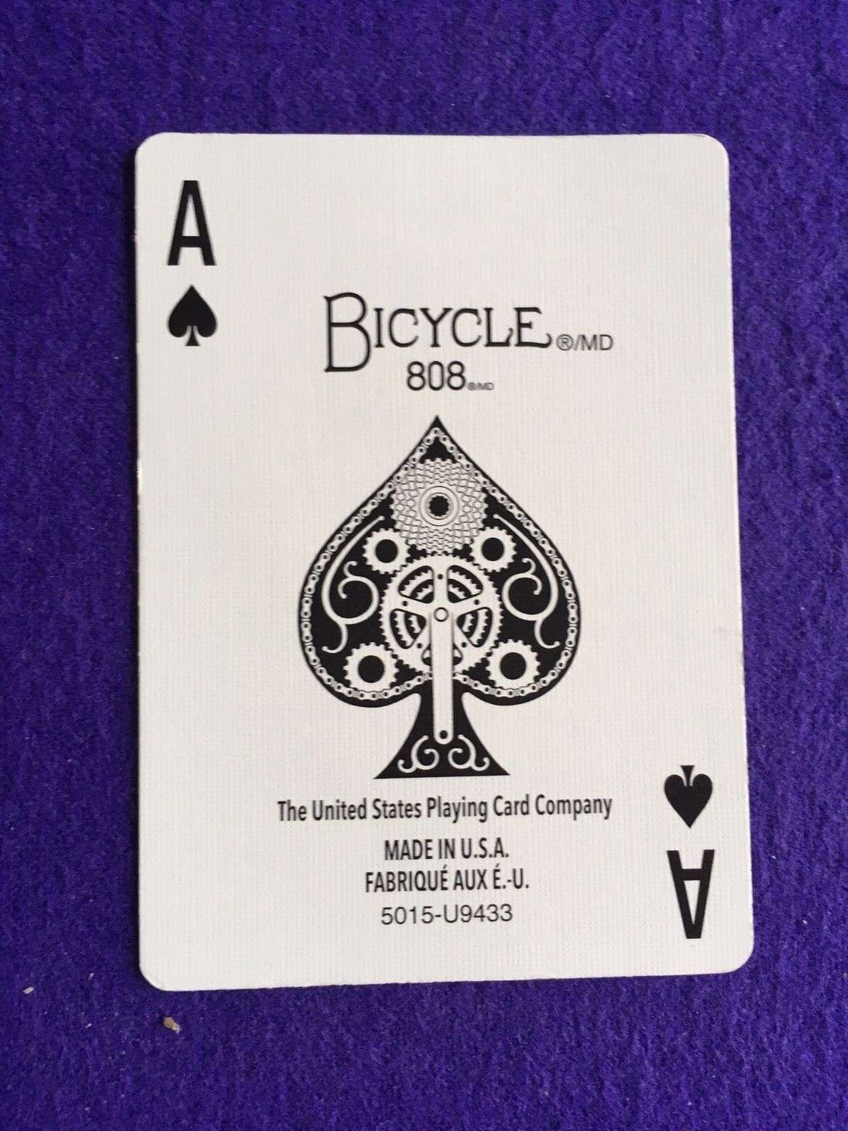 Cyclist Neon Yellow Bicycle Playing Cards - Image 4