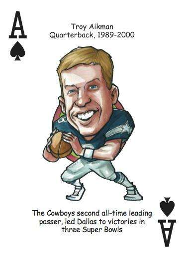 Dallas Football Heroes Playing Cards - Image 2