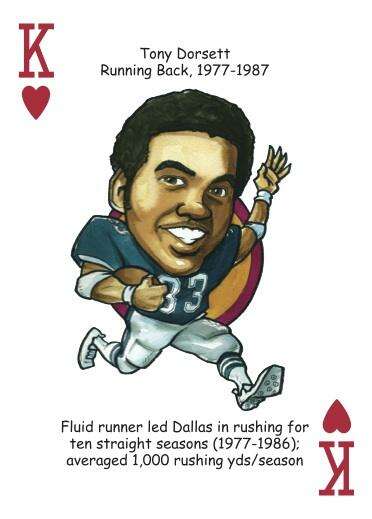 Dallas Football Heroes Playing Cards - Image 3