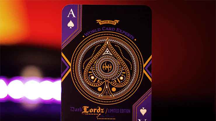 Dark Lordz Deluxe Royale Purple Playing Cards USPCC - Image 2