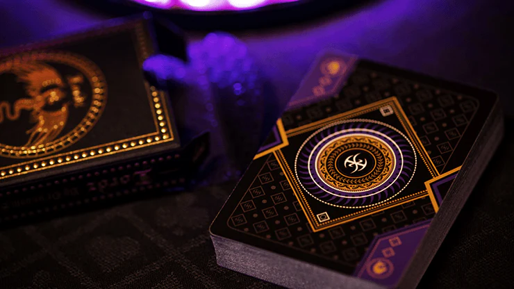 Dark Lordz Deluxe Royale Purple Playing Cards USPCC - Image 3