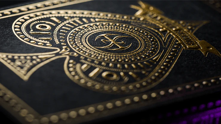 Dark Lordz Deluxe Royale Purple Playing Cards USPCC - Image 6