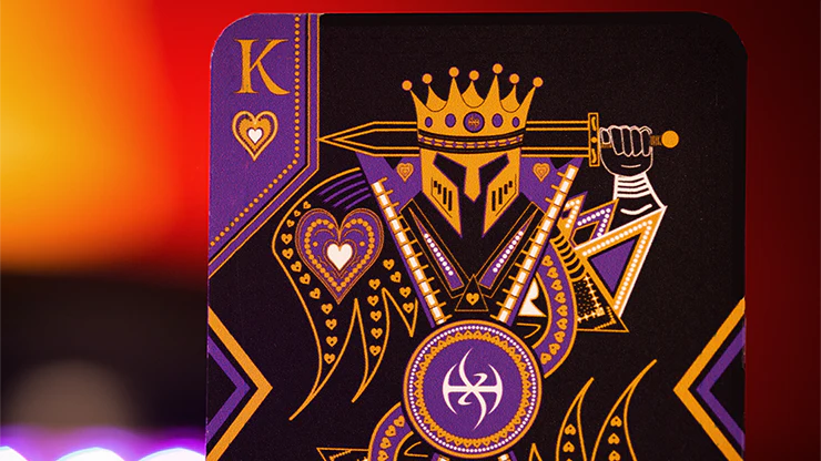 Dark Lordz Deluxe Royale Purple Playing Cards USPCC - Image 8