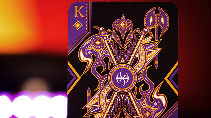 Dark Lordz Royale Purple Playing Cards USPCC - Image 3
