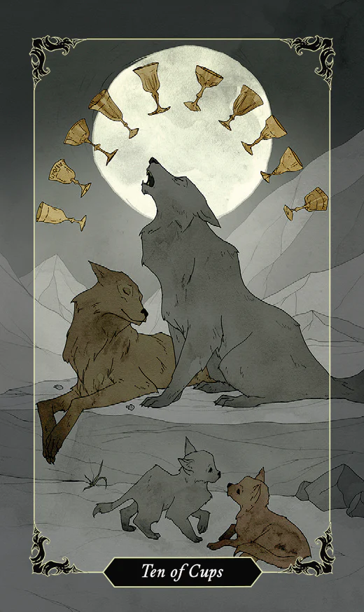 Dark Wood Tarot Mini Deck - Image 2