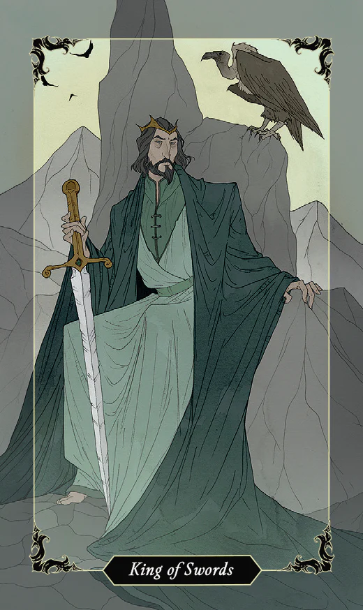 Dark Wood Tarot Mini Deck - Image 3