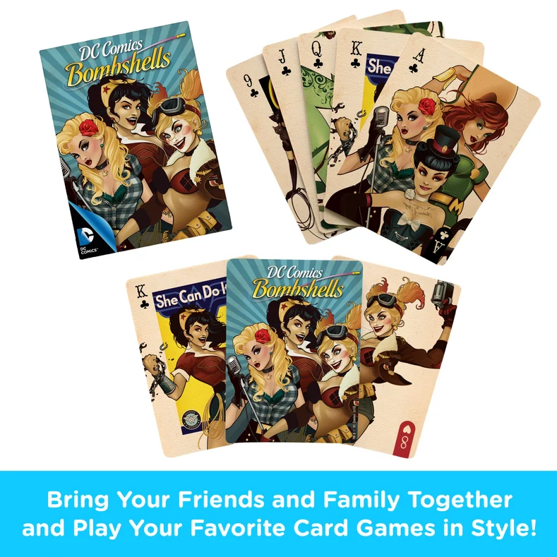 DC Bombshells Playing Cards by Aquarius - Image 2