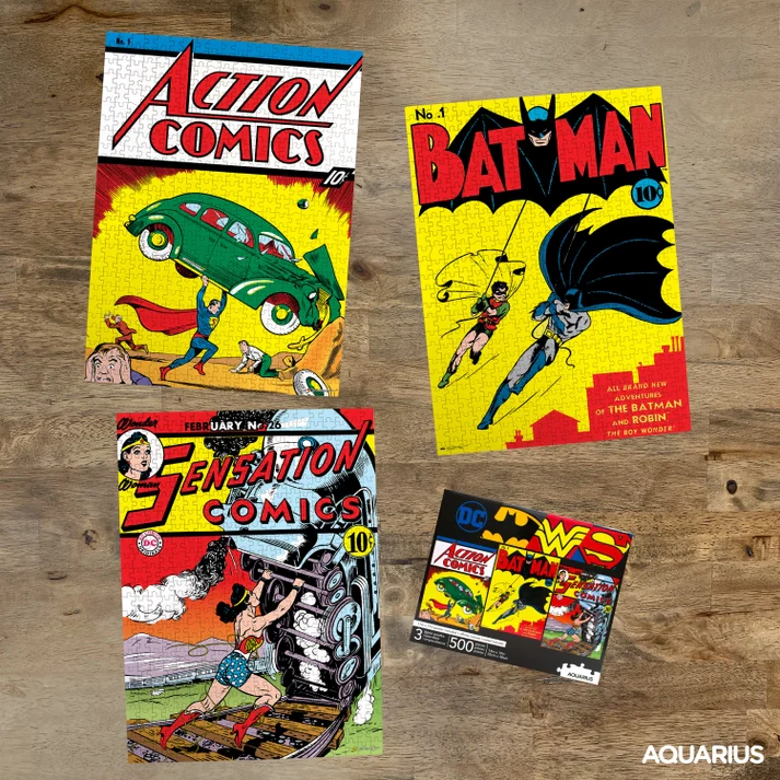 Dc Comics 3 X 500 Piece Jigsaw Puzzle Set - Image 3
