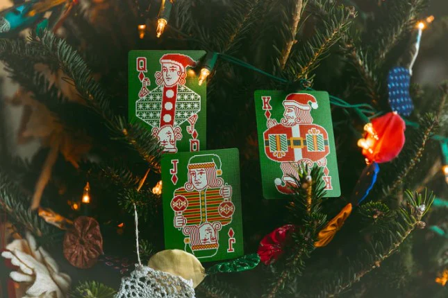 Deck The Halls Playing Cards by Kings Wild Project – Wearing an Ugly Sweater - Image 3